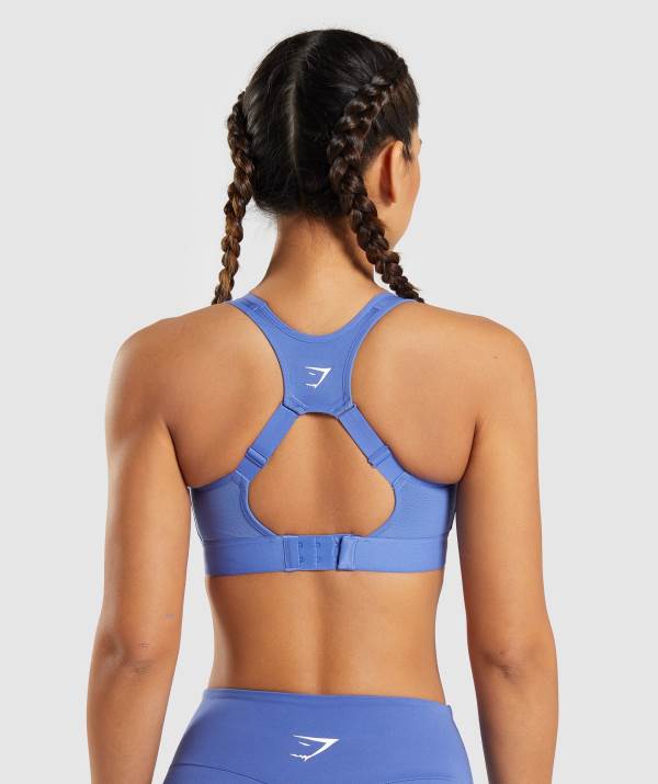 Damske Športové Podprsenky Gymshark Open Back Modre | XH8942301